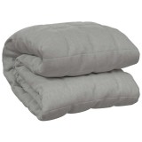 Cumpara ieftin Patura cu greutati, gri, 120x180 cm, 9 kg, material textil