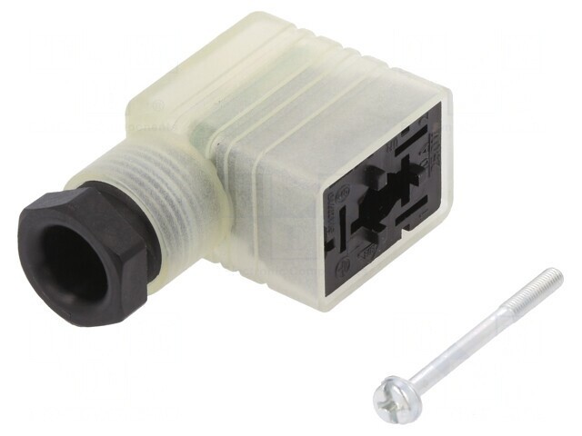 Conector Valvă Mufă 11mm 3 PIN 90&deg;