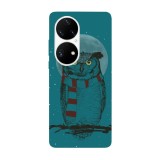 Husa compatibila cu Huawei Nova Y70 model Winter Owl, Silicon, TPU, Viceversa, Transparent, Carcasa