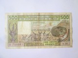 Rară! Mali 500 Francs 1988 D,bancnota din imagini la cel mai mic preț