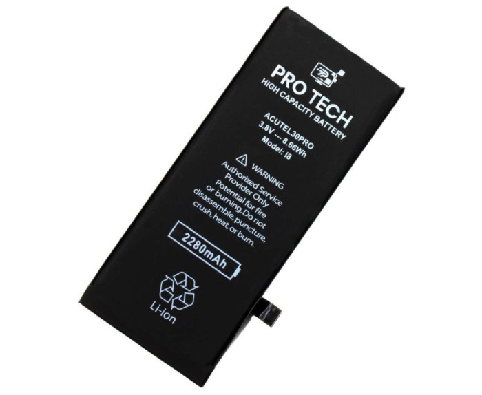 Baterie AppleiPhone 8 High Capacity Autonomie Marita 2280mAh Protech