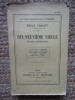 Dix-neuvieme siecle-Emile Faguet