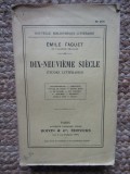 Dix-neuvieme siecle-Emile Faguet