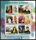 Mozambic 2011: Arta Pictori Germani - Set Complet Colita+Bloc MNH - Timbre Straine