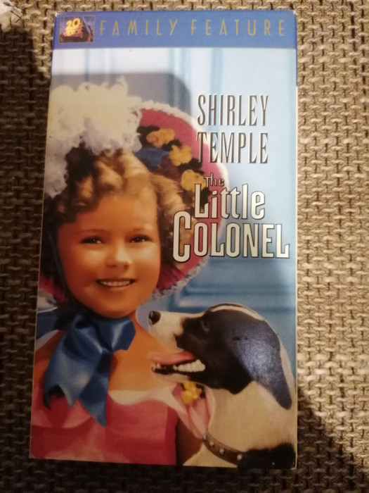 Casete video VHS -Shirley Temple - The Little Colonel - Limba Engleza