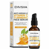 Ser cu extract de Turmeric si Vitamina C antirid pentru luminozitate Envisha 30ml