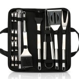 Set Accesorii Gratar Cu 20 De Piese, portofel