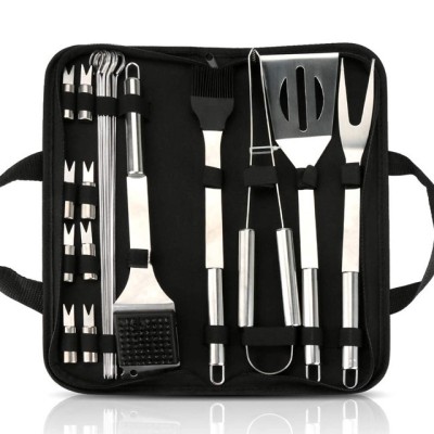 Set Accesorii Gratar Cu 20 De Piese, portofel foto