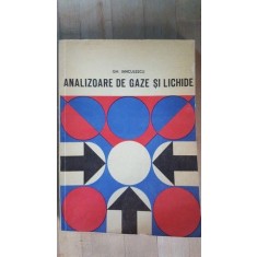 Analizoare de gaze si lichide- Gh.Ianculescu