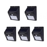 Cumpara ieftin Set 5 Lampi Solare 30 LED SMD cu Senzor Miscare si Lumina, ROHS, Gradina, 120 Lumeni, IP65