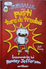 JURNALUL UNUI PUSTI TARE DE TREABA VOL.1 INSEMNARILE LUI ROWLEY JEFFERSON-JEFF KINNEY foto