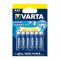 Baterii AAA R3 alcaline, 1.5V, Varta High Energy, set 6 bucati