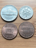 Lot 4 monede USA anul 1997, America de Nord
