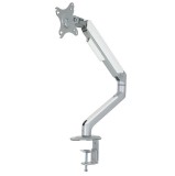 Suport Monitor Second Hand Humanscale, 17 - 32 Inch, 1 Monitor, VESA: 100 x 100, 75 x 75 mm, Culoare Argintiu + Alb NewTechnology Media