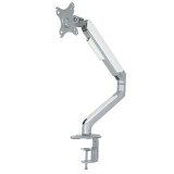 Suport Monitor Second Hand Humanscale, 17 - 32 Inch, 1 Monitor, VESA: 100 x 100, 75 x 75 mm, Culoare Argintiu + Alb NewTechnology Media