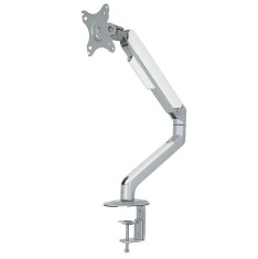 Suport Monitor Second Hand Humanscale, 17 - 32 Inch, 1 Monitor, VESA: 100 x 100, 75 x 75 mm, Culoare Argintiu + Alb NewTechnology Media