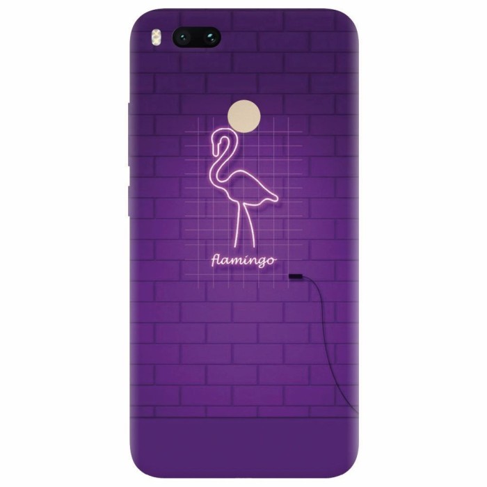 Husa silicon pentru Xiaomi Mi A1, Light Flamingo