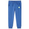 Pantaloni de trening pentru copii, albastru melanj, 92 11914, vidaXL