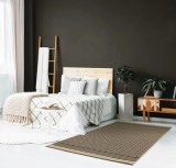 Covor Belgian, Georgia 39774, Bej/Negru, Diverse Dimensiuni - 120x170 cm