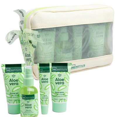 Set cu produse de baie Aloe Vera Travel Essential, IDC Institute, 44157 foto