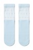 Șosete poliamidă cu model buline, Conte Fantasy 19C-29CP - Blue, 36-39 (23-25), Conte Elegant