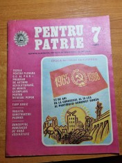 revista pentru patrie iulie 1988