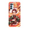 Husa compatibila cu Oppo A73 model Demon Slayer Rengoku and Tanjiro, Silicon, TPU, Viceversa, Transparent, Carcasa