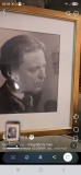 George Enescu ... fotografie de mari dimensiuni semnata OLOGRAF , datata 1938 , de maestru C54
