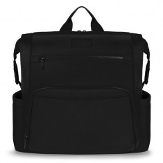 Rucsac impermeabil pentru mamici, Lionelo, Cube, Cu 12 compartimente si salteluta de schimbat, Cu prindere universala de carucior, 36 x 36 x 23 cm, Ne