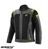 Geaca (jacheta) barbati pentru scuter - motocicleta Touring Seventy vara model SD-JT66 Sahara culoare: gri/galben fluor Gri/galben fluor L