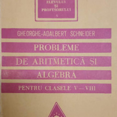 PROBLEME DE ARITMETICA SI ALGEBRA PENTRU CLASELE V-VIII-GHEPRGHE ADALBERT SCHNEIDER