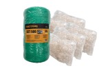 Set clips suport plante 23 mm cu sfoara pentru palisare 1000 m, 500 buc