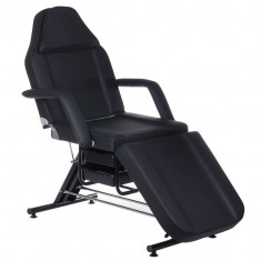 Pat, scaun cosmetica, masaj, BW-262AN, cu sertare, piele ecologica, negru foto
