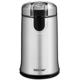 Rasnita de cafea, Zelmer,150W, rezervor 50 g, otel inoxidabil