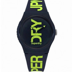 Ceas Superdry Urban SYG189UN, Bleumarin, curea silicon, casual Mania Tools foto