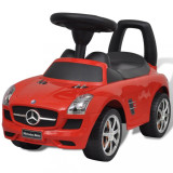 Masina pentru copii fara pedale Mercedes Benz Rosu, vidaXL
