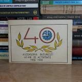Ascensorul Bucuresti: 40 Ani Activitate 1950-1990, Epoca de Aur - Carte Bibliofilie, 24 Pagini