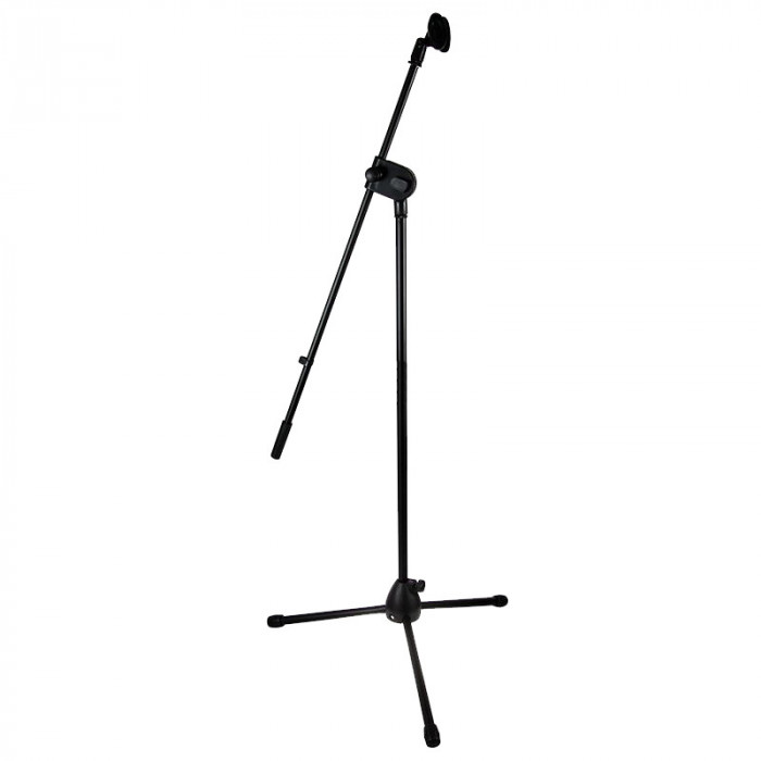 Stativ profesional pentru microfon IdeallStore&reg;, Sound Heat, metalic, 160 cm, negru