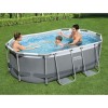 Best Way Set de Piscină Gri 305 x 200 x 84 cm Oțel