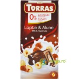 Ciocolata cu Lapte si Alune fara Gluten 75g