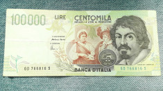 100000 Lire 1994 Italia foto