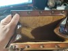 Geanta vintage din crocodil, Maro, Medie