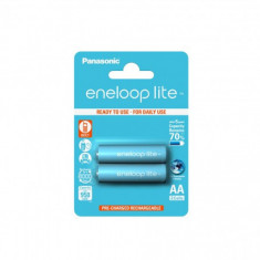 Panasonic Eneloop Lite AA R6 1.2V 1000mAh Baterii Reincarcabile Con?inutul pachetului 1x Blister foto