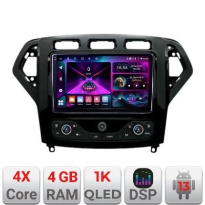 Navigatie Ford Mondeo 2007-2010 Android radio gps internet 4+64 InCell Display 1K KIT-mondeo-nav-07+EDT-E209-RK CarStore Technology foto