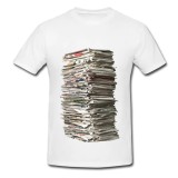 Tricou &quot; Stack of newspapers &quot;