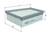 Filtru aer Renault Grand Sc&eacute;nic III, Megane Cc, Megane II, Megane III, Sc&eacute;nic III Motor 2.0, 2.0 16V, 2.0 16V, 2.0 CVT, 2.0 CVT, 205x189x59mm, OE