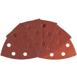 Bosch C430 - Set foi abrazive delta 93x93x93 mm granulatie mixta 6 gauri 10 bucati