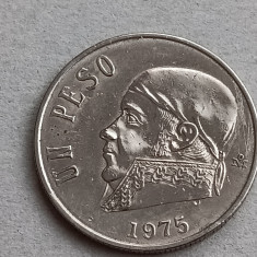 M3 C50 - Moneda foarte veche - Mexic - 1 peso - 1975