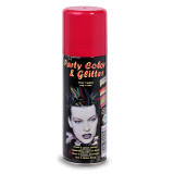 Spray colorant pentru par rosu cu glitter pentru Halloween, 125 ml