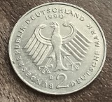 C50 - Moneda foarte veche - Germania - 2 marci - 1990 litera D